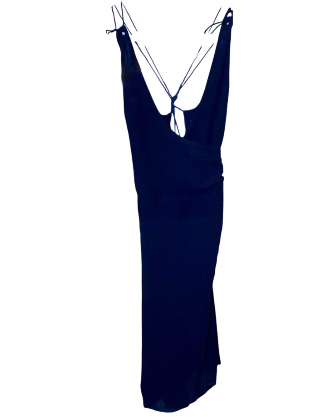 VTG Patrizia Pepe 100% Silk Plissé Slip Dress • Y2K Archival Asymmetrical NWOT 4